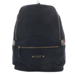 バッグ リュックサック バックパック チェック ナイロン ネイビー /YO2