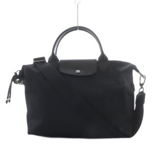 DEPOSE レザー ナイロン トートバッグ ショルダーバッグ 2way ブラック /YO2