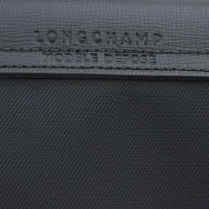 Longchamp DEPOSE レザー ナイロン トートバッグ ショルダーバッグ 2way ブラック /YO2