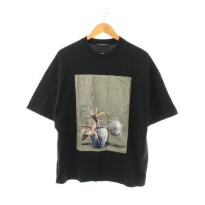 24SS-CS03 PRINT Tシャツ カットソー 2 ブラック マルチカラー /ES OS SH