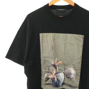 ALMOSTBLACK 24SS-CS03 PRINT Tシャツ カットソー 2 ブラック マルチカラー /ES OS SH