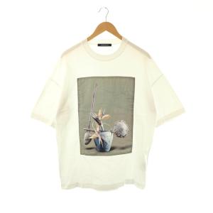 24SS-CS03 CREW NECK PRINT Tシャツ カットソー 2 ホワイト マルチカラー /ES