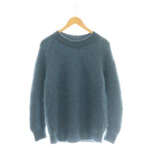 モヘアニット セーター プルオーバー 1 スモークブルー /CX OS SH