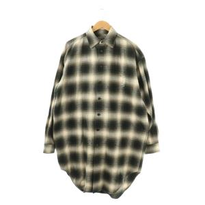 Ombre Check SUPER LONG SHIRT JKT シャツジャケット M マルチカラー /DO