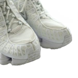 NIKE SHOX Tスニーカー US9 ホワイト AV3595-100