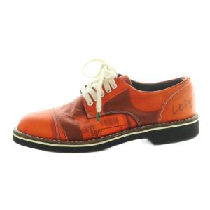 MIHARA YASUHIRO メゾンミハラヤスヒロ レースアップシューズ キャップトゥ レザー 42 26.5cm オレンジ A01FW202
