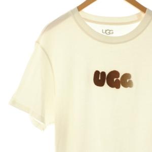 UGG TARR BUBBLE LOGOバブルロゴT Tシャツ カットソー UL オフホワイト モカ /DO OS