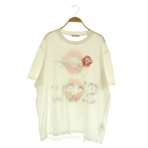 BOX T-SHIRT ShowTシャツ 半袖 クルーネック プリント 48 ホワイト /MY OS SH