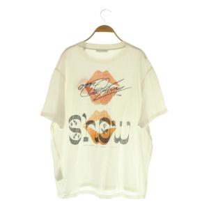 OUR LEGACY BOX T-SHIRT ShowTシャツ 半袖 クルーネック プリント 48 ホワイト /MY OS SH