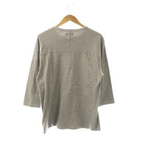 STUSSY ナンバリング80 7分袖カットソー L グレー ホワイト /DO OS SH