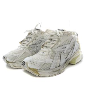 BALENCIAGA RUNNER USED加工 スニーカー 37 ホワイト 656063