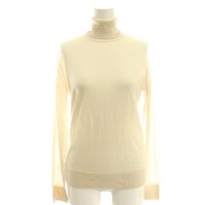 ウールハイゲージタートルネックニット プルオーバー アイボリー /DF OS SH