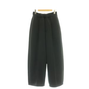 ウエストゴム タック バレルパンツ ワイド イージー 0 ブラック /CX OS SH