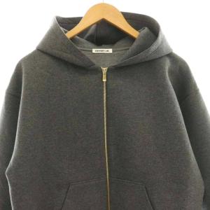 EVERYDAY I LIKE  24AW Oversized ジップ フーディー パーカー グレー
