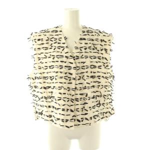 シロコン shirocon ミニリボンショートジレ ベスト 38 エクリュ /NR OS