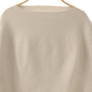 Spick&Span 25SS ボートネックニュアンスプルオーバー サマーニット セーター グレージュ /ES OS