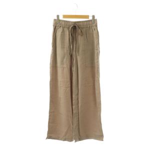 25SS ガーメントダイワイドパンツ 36 ブラウン /ES OS