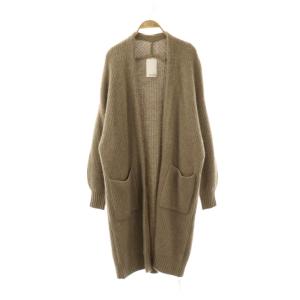 カタアゼロングカーディガン コーディガン ニット 36 ブラウン /ES OS