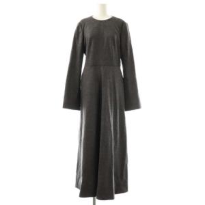 23AW トップサーマワンピース ロング 長袖 38 グレー /DO OS