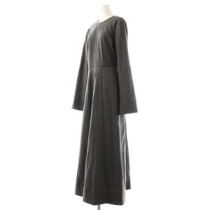 CHAOS 23AW トップサーマワンピース ロング 長袖 38 グレー /DO OS
