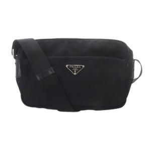 ショルダーバッグ ロゴ 黒 ブラック /SR OH