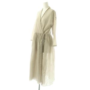 evam eva evameva エバムエバ 25AW cotton gathered robe コットン ギャザー ローブ カーディガン 薄手 長袖