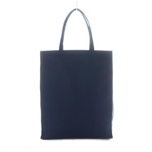 Kitamura トートバッグ ネイビー リボン 無地 /RI OS