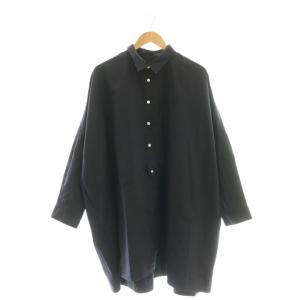25AW スーパーワイドドルマンシャツ ブラウス オーバーサイズ F ネイビー /CX OS
