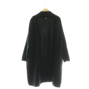 MUSE de Deuxieme Classe 24AW SMOOTH KNIT GOWN MIDI コート ガウン アウター ブラック ウール /CX