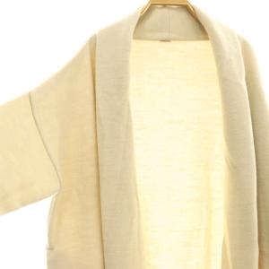 MUSE de Deuxieme Classe 24AW SMOOTH KNIT GOWN MIDI コート ガウン アウター ベージュ ウール /CX