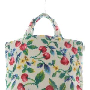 FEILER スウィングチェリー バッグ トートバッグ ハンドバッグ 白 ホワイト /SR