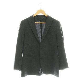 ウール テーラードジャケット シングル 46 チャコールグレー 1SGG22K /DF OS
