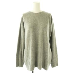 CAPRI クルーネックプルオーバーニット セーター 長袖 グレー /DO OS
