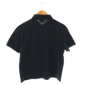 LACOSTE レギュラーフィット ストレッチ パリポロシャツ 半袖 コットン 4 紺 PH5522L /NR OS