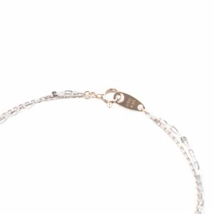 ete スクリューチェーン ブレスレット K10YG ゴールド ホワイトゴールド /SR