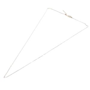 ミラーカットチェーン ネックレス K18MPG ミストピンクゴールド