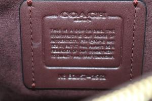 COACH リニア ハンドバッグ ワンハンドル ショルダーバッグ 2way ブラック 2562 /YO13