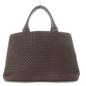BOTTEGA VENETA 223377 トートバッグ イントレチャート レザー ブラウン