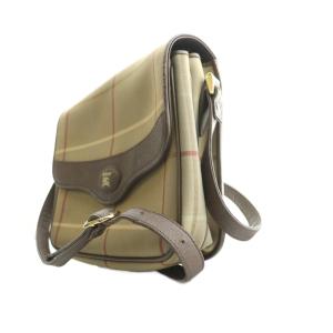 BURBERRY ショルダーバッグ チェック カーキ