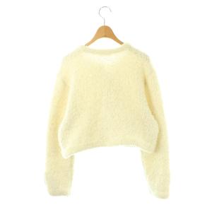 SNIDEL 23AW ラメツイードニットカーディガン F オフホワイト /ES OS
