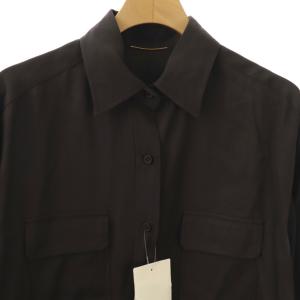 Deuxieme Classe 24AW safari シャツ ダークブラウン
