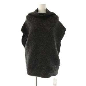 25AW Fenice Knit ベスト アルパカ チャコールブラック