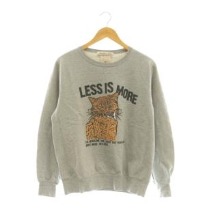 ダブルSP加工裏毛クルー(LESS IS MORE C) スウェット トレーナー プルオーバー M グレー