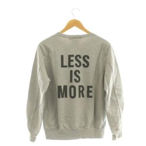 REMI RELIEF ダブルSP加工裏毛クルー(LESS IS MORE C) スウェット トレーナー プルオーバー M グレー
