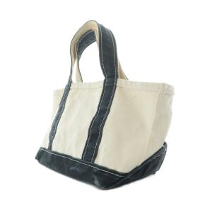 L.L.BEAN ×レミレリーフ canvas mini tote バッグ キャンバス ミニトート ハンドバッグ 白 ホワイト