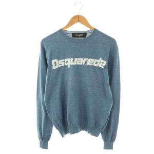 ロゴクルーネックニットセーター20年 長袖 S ライトブルー /NR OS SH