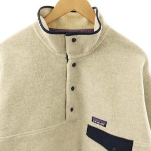 Patagonia 25450 Synchilla Snap-T フリースジャケット M ライトグレージュ
