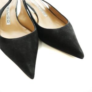 PELLICO スリングバックパンプス 36 ブラック