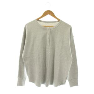 25AW ヘンリーネックプルオーバー カットソー 長袖 コットン F グレー /NR OS