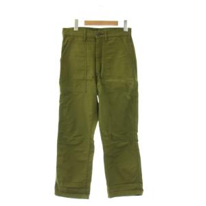 スピックアンドスパン取扱い 23SS FATIGUE TROUSER パンツ ストレート ジッパーフライ